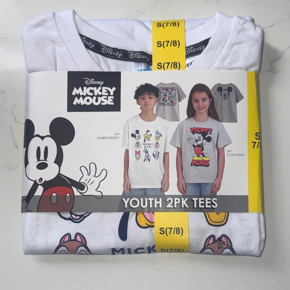 NWT (2) Mickey T-Shirts